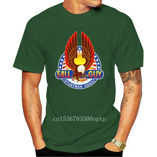 New 2021 Fall Guy Insignia 80S Retro Stuntman Black Men'S T