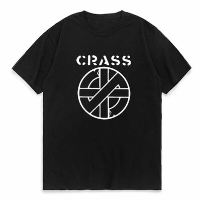 Crass Anarcho Punk Band T-shirts CRASS British Anti War Anar