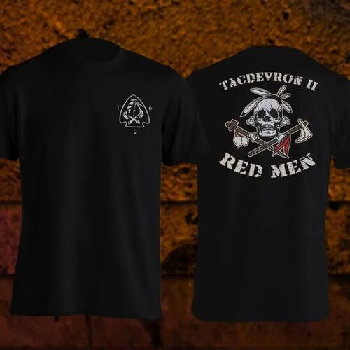 Mens T-shirt Size S-3XL Naval Seals DEVGRU The Tribe Red Squ