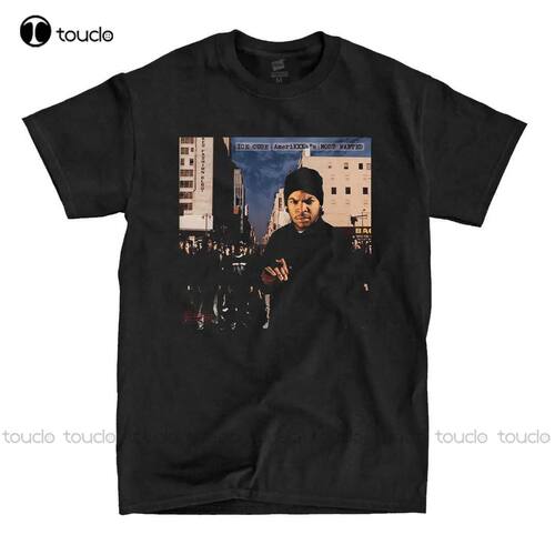 New Ice Cube - Amerikkka'S Most Wanted - Black T-Shirt Cotto