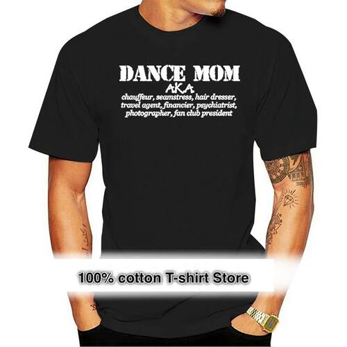 Funny Dance Mom AKA Chauffeur Baseball  t shirt Knitted 100%