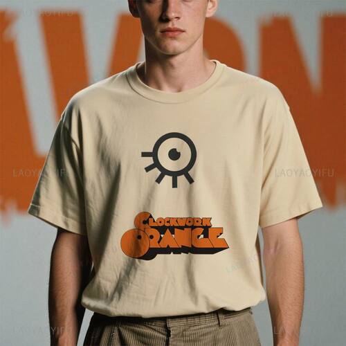 A Clockwork Orange Vintage Movie Man Graphic T Shirts Fashio