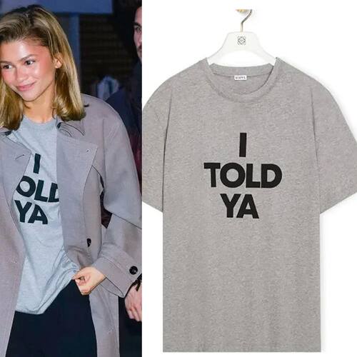 Challengers Zendaya I Told Ya T Shirt Fashion Men Aesthetic