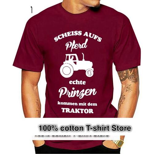 Echte Prinzen kommen mit dem Traktor - Herren T-Shirt - Army