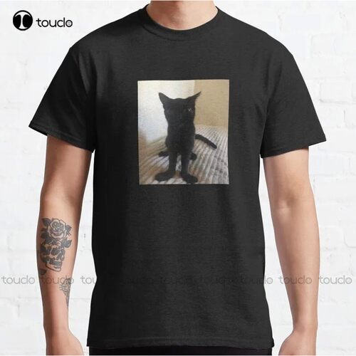 New Big Foot Jinx Classic Funny Cat Cat Meme T-Shirt Cotton