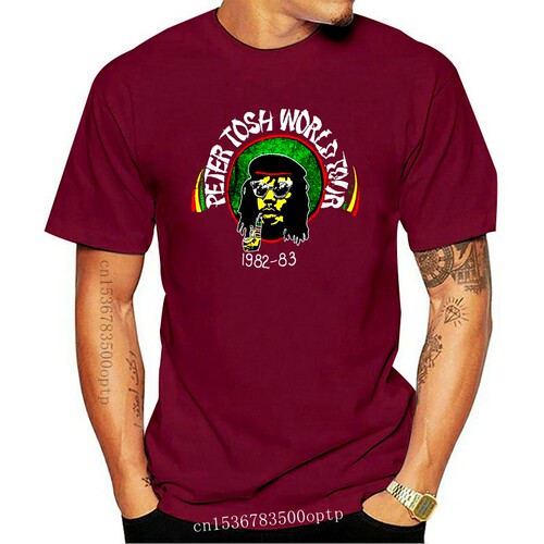 New VINTAGE 1981 PETER TOSH 80s reggae concert tour T shirt