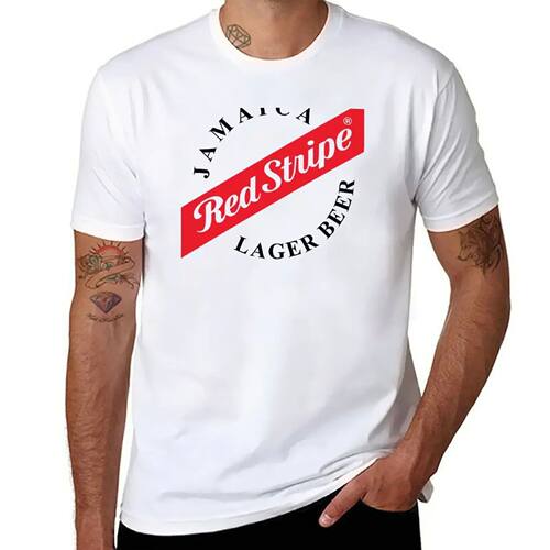 Jamaica Red Stripe T-Shirt new edition quick drying sweat me