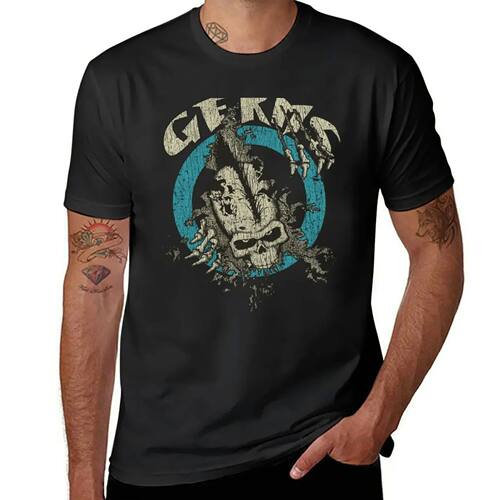 Germs (GI) Skull Ripper 1979 T-Shirt quick-drying plain heav
