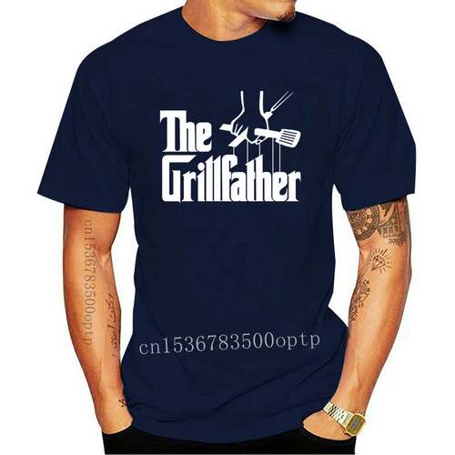 New The Grill Father T-Shirt Funny Cooking Chef Bbq Gift Coo