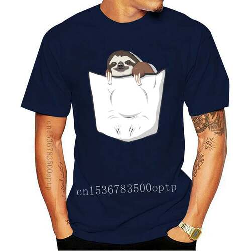 New JCGO Summer Cotton Women T Shirt 5XL Plus Size Sloth Poc
