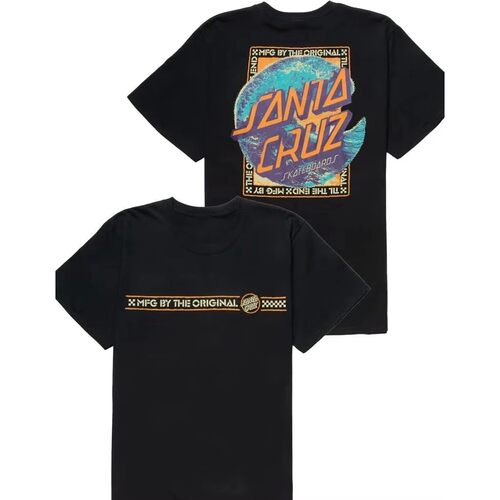 Skateboard Trendy Hip-hop Print T-shirt Men's Women's Cotton