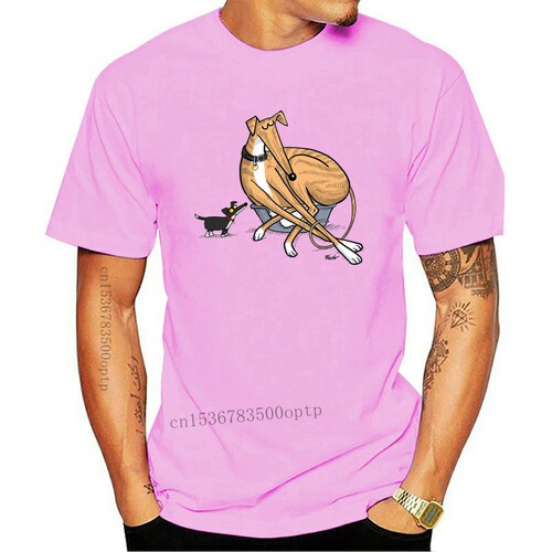 New Greyhound Lurcher Whippet Men T Shirt Drop Shipping Homm