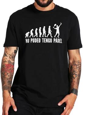 Evolution Of Padel Racket Tshirt I Can't Have Paddle T Shirt