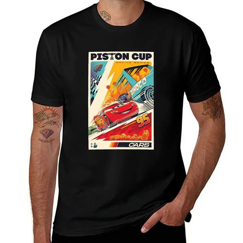 Piston Cup T-Shirt Short sleeve tee sublime customizeds mens