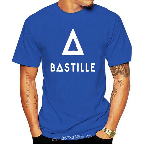 New 2021 BASTILLE English Rock Band Logo Men Black T-Shirt S