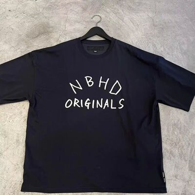 Japanese NBHD Loose Casual Print Letter Pure Cotton NEIGHBOR