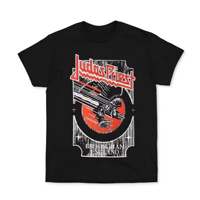 JUDAS PRIEST Print T-shirt Men Women Cotton Hip Hop Oversize