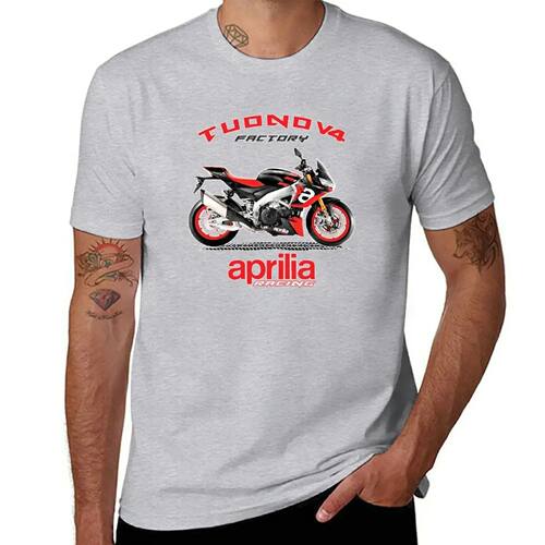 Designer Motorcycle of Aprilia TUONO V4 Factory T-Shirt Kore
