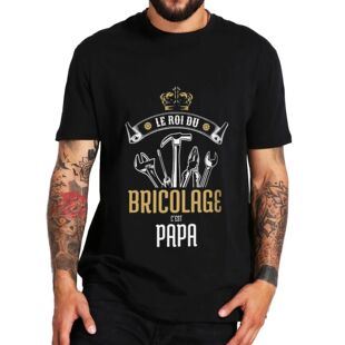 Vintage Dad TShirt Funny French Sayings Humor Father's Day M