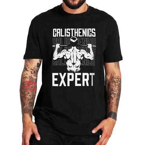 New arrived T-shirts Calisthenics Training T Shirt Retro Gym