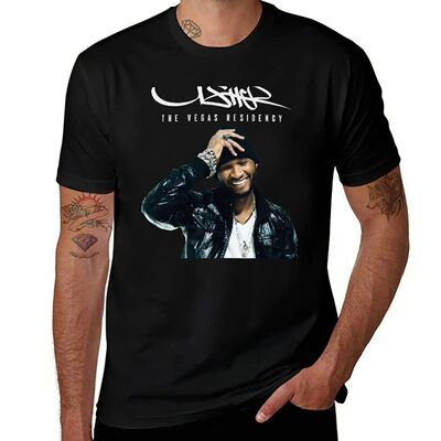 Usher Tour 2023 T-Shirt vintage graphic tee Short sleeve tee