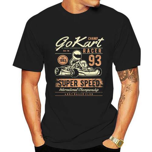 T-Shirt Go Kart Racer pour hommes, cadeau motorisé pour lui