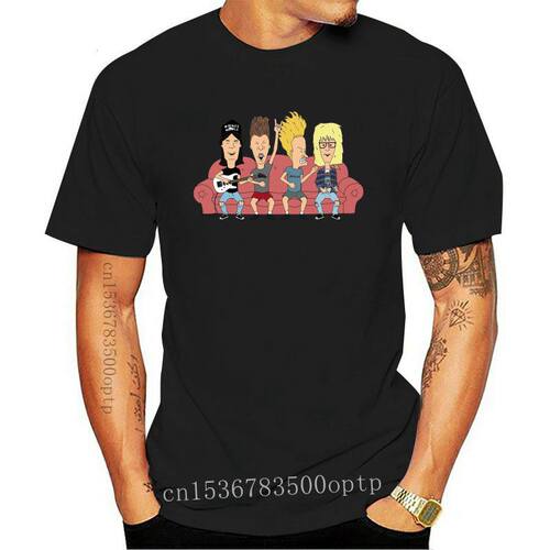 New Pure Cotton Streetwear Party On Butthead T Shirt For Man