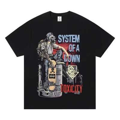 2025 System of A Down Band T-shirt Cotton Soft Summer Tee Sh