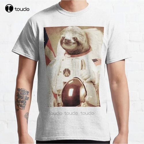 New Astronaut Sloth Classic Astronaut Sloth Space Funny Cove