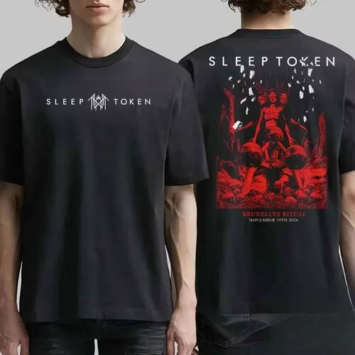 2025 Sleep Token Hot American Band High-end Print T Shirt Lu