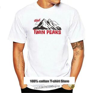 Twin Peaks-Camiseta de moda para hombre, ropa informal ajust