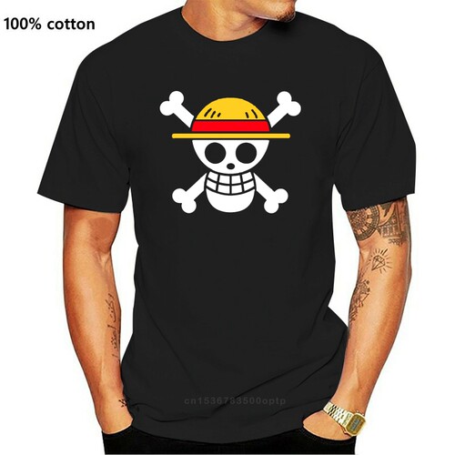 One Piece  Anime Pirates Flag  D Luffy Shirt Otaku Manga Ani