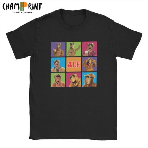 Alf square Si Fi – T-Shirt à col rond et à manches courte
