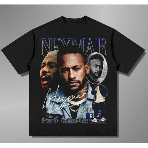 2025 Latest Neymar Y2kT-shirt Summer Cotton Flat Print Short