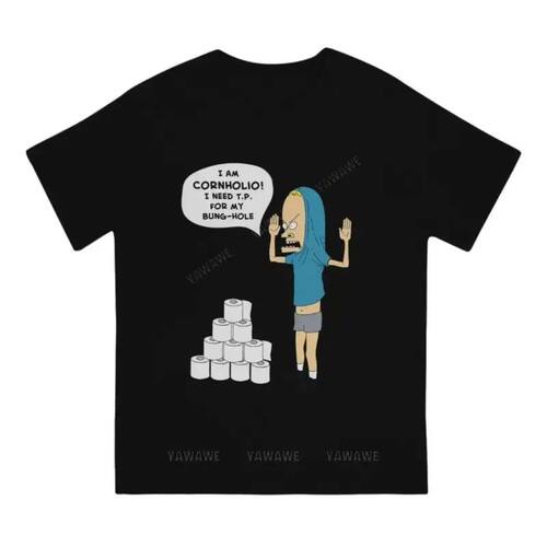 Cornholio Needs T.P. T-Shirt for Men Beavis and Butthead B&B