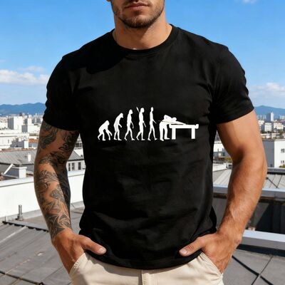 Ultimate Evolutionary Direction Funny Billiards Enthusiast T
