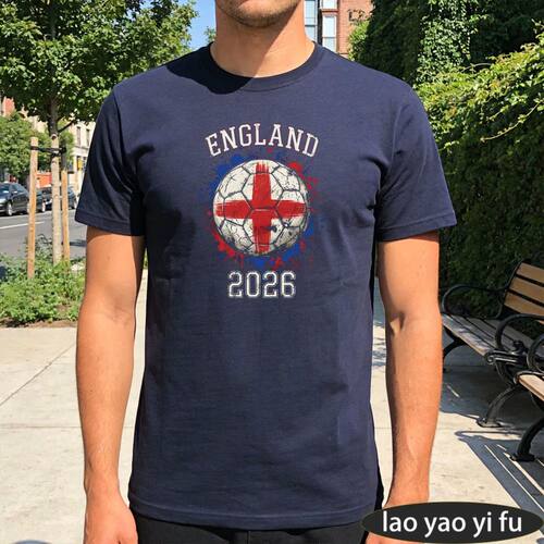 England Football 2026 Graphic Printed T-Shirt Gift for Socce
