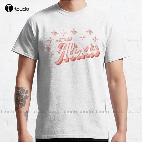 New A Little Bit Alexis: Star Classic T-Shirt Cotton Tee Shi