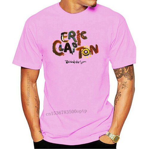 New Eric Clapton Behind The Sun White Men T-shirt Rock Legen