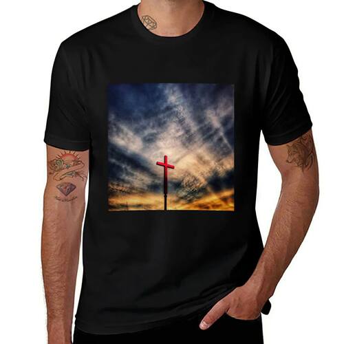 Dark Mofo Cross T-Shirt T-shirts oversize football t shirt s