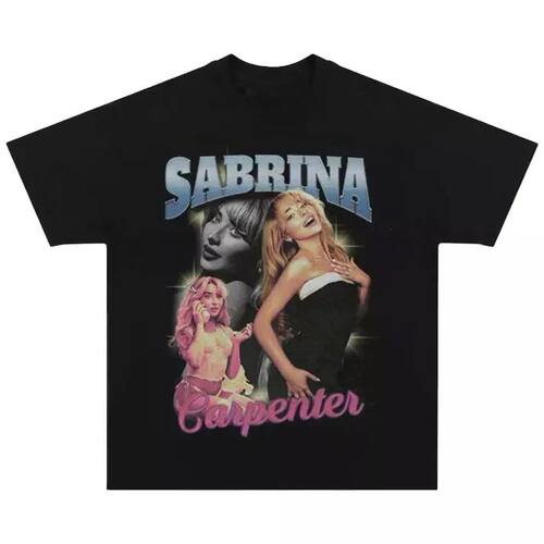 Sabrina Carpenter Vintage Retro Graphic Short Sleeve Uniex T