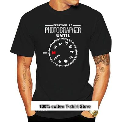 Photorapher-Camiseta para fotógrafo para hombre, prenda de