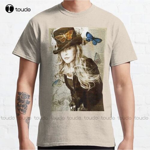 New Stevie Nicks Classic T-Shirt Cotton Tee Shirt Red?Shirts