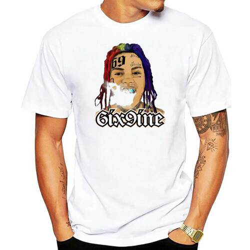 T-shirt manches courtes gar?on 6ix9ine, décontracté, desig