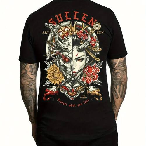 Sullen Clothing Nick Filbert Standard Shirt Tattoo Artwork D