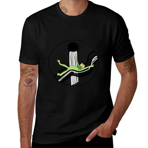 Kermit's Sewer Slide T-Shirt shirts graphic tees plain quick