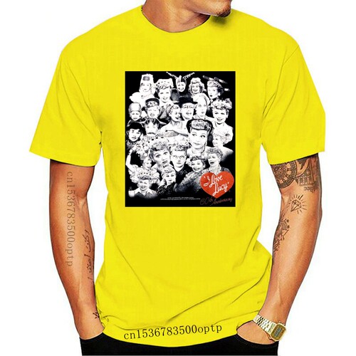New Men t shirt I Love Lucy 60 Years of Fun Fitness - Black