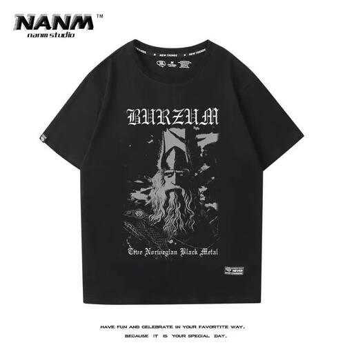 Burzum Band Punk High Street Vintag Rock Heavy Metal Retro T