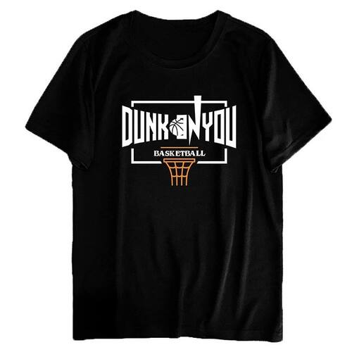 Men's Fitness Training Sports Loose T-Shirt Printed Fashion