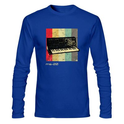 Man Clothing Tops T-Shirt Men Vintage Ms20 Synthesizer Analo
